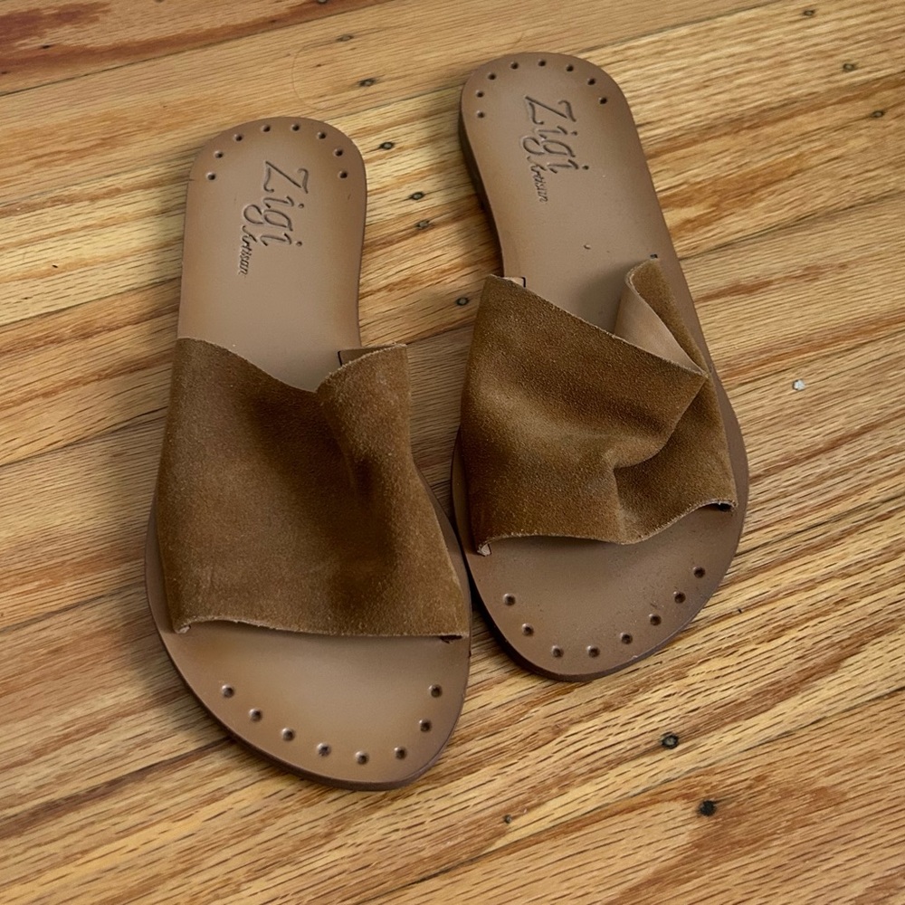 Zigi slip on sandals